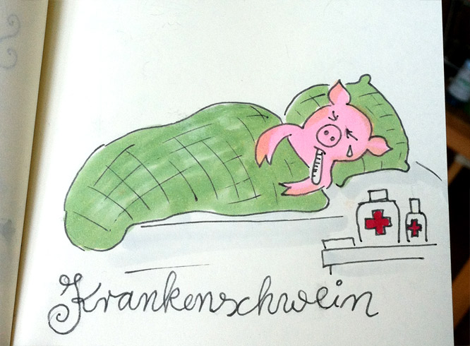 Krankenschwein